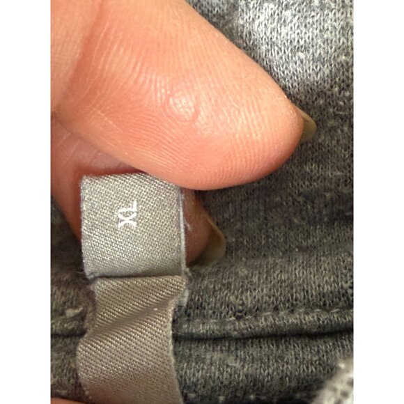 Vince Mens XL Gray & Navy Striped Hoodie Sweatshirt Casual Wear - Picture 8 of 9